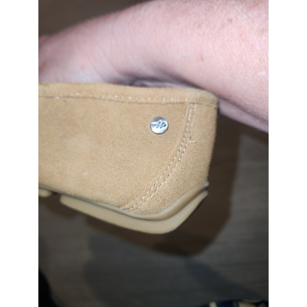 Hush Puppies Ozzie Tan Suede Loafers Womens 7.5 M Bounce Comfort Flats PW-OZZIE - Picture 7 of 7